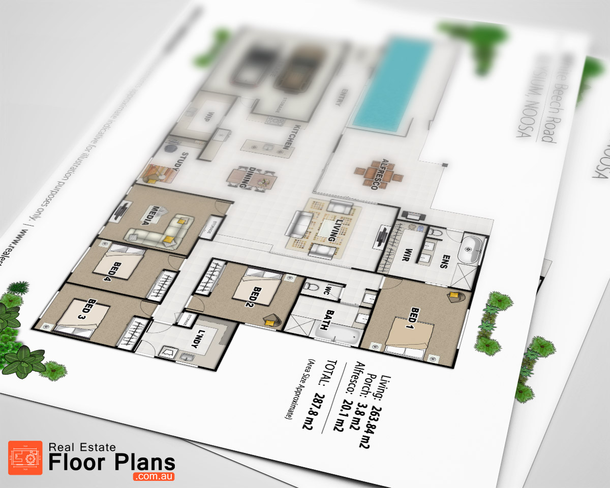 Marketing Floor Plan New Home Construction Real Estate