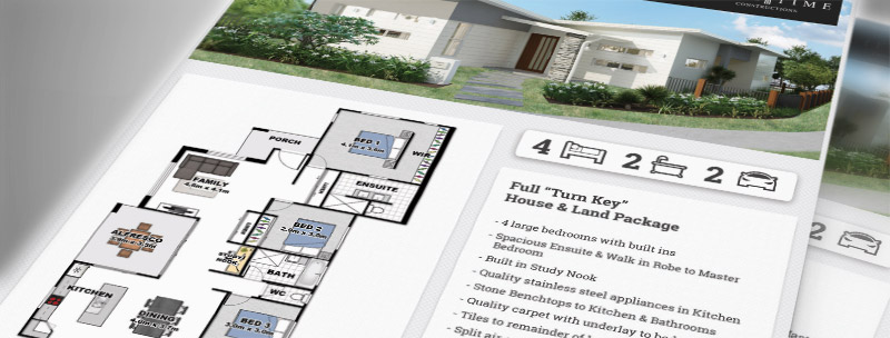 An example of one of our floor plans for builders