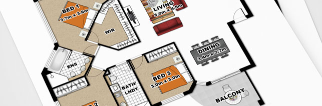 Preview of a real estate floor plan