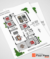 textured floor plan example