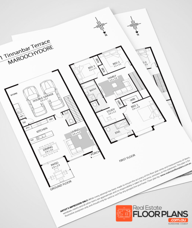 House & Land Marketing Floor Plan