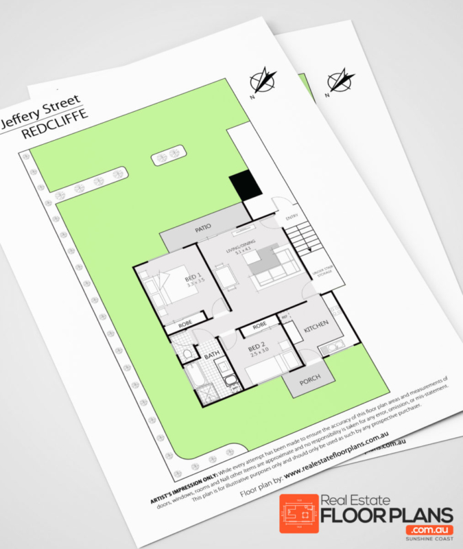 2 Bedroom Unit Floor Plan Redcliffe