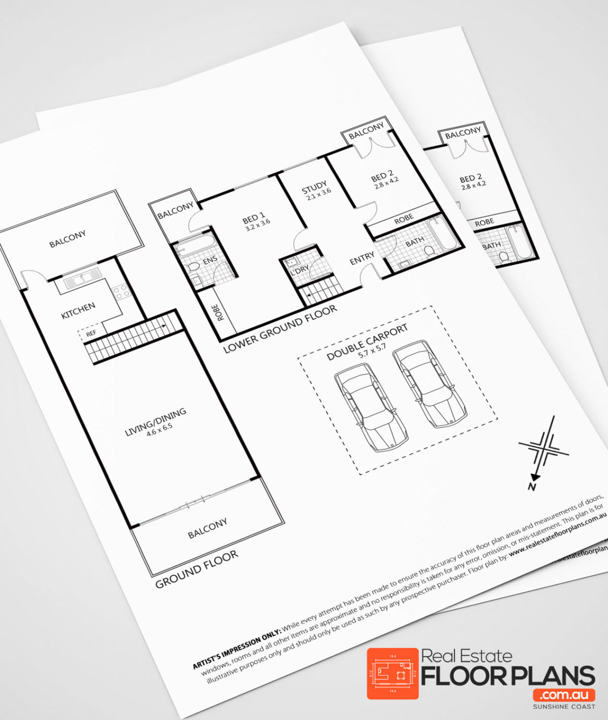Low Cost Floor Plan Redraw Service for Real Estate Agents